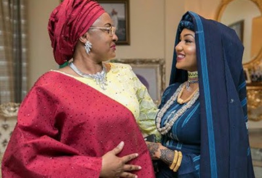 Aisha Buhari and Zahra Buhari