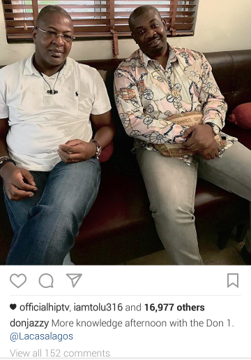 Folly Coker And Don Jazzy