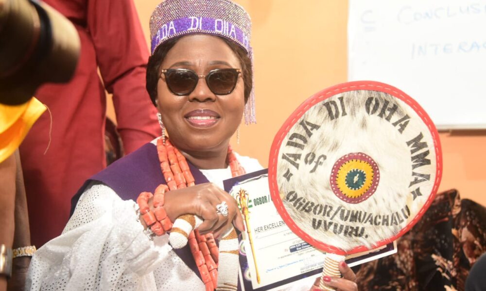 akeredolu-s-wife-gets-another-chieftaincy-title-in-imo-societynow