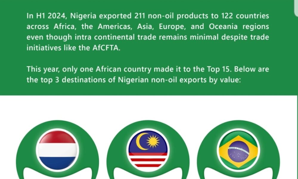 Details: Nigeria Earns $2.7bn From Non-Oil Exports In Half-Year 2024 ...